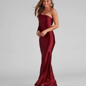 Prom Dress- Emma One Shoulder Mermaid Dress